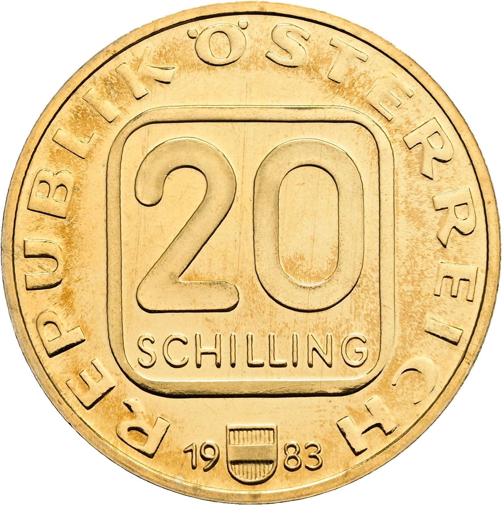 20 Schilling 1983 – Vorderseite