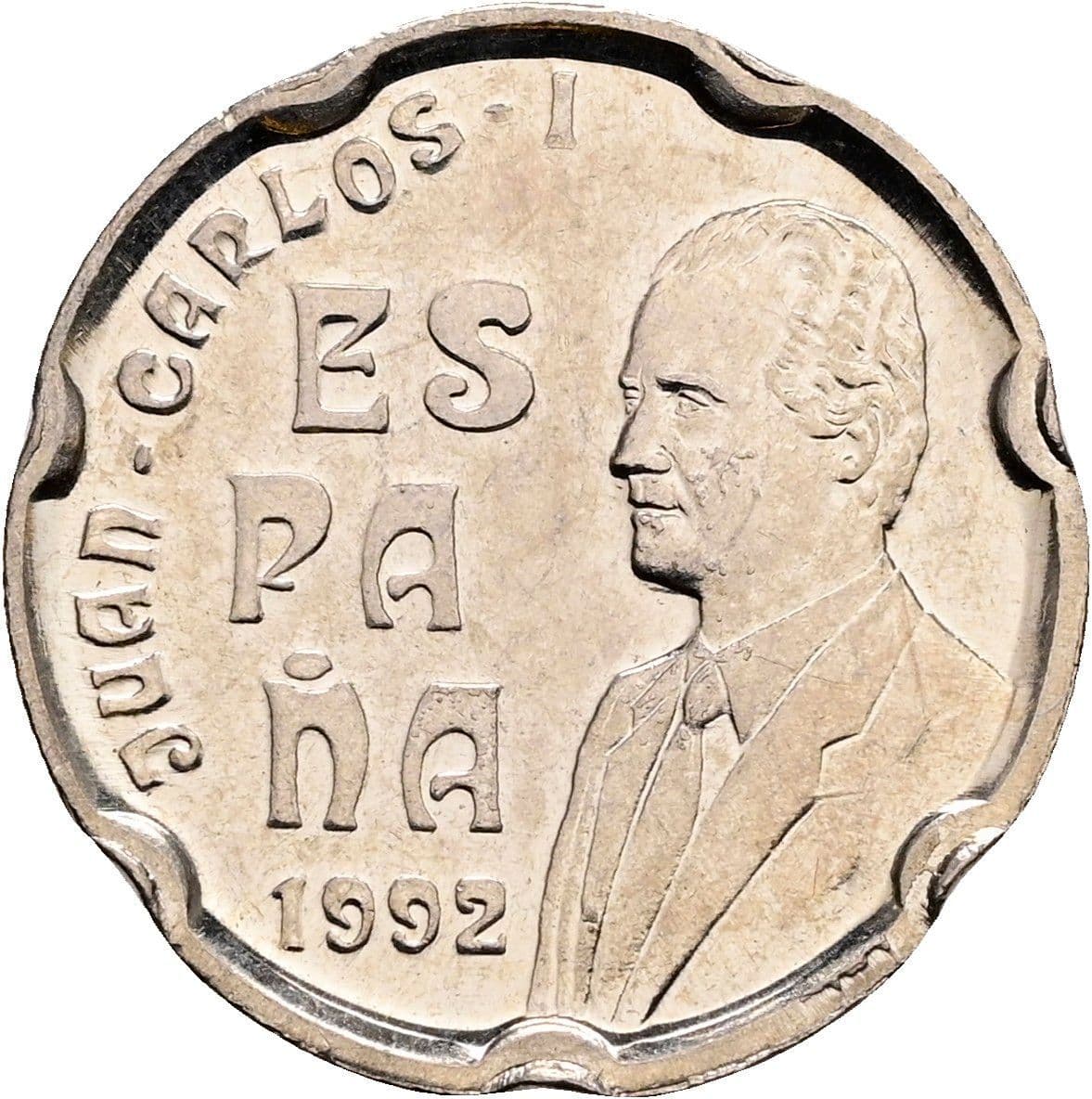 50 Pesetas Juan Carlos I. 1992 – Vorderseite