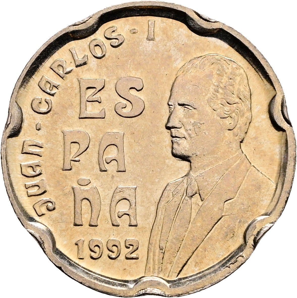 50 Pesetas Juan Carlos I. 1992 – Vorderseite