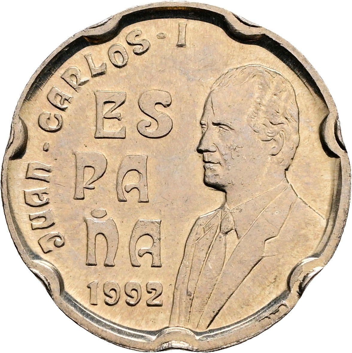 50 Pesetas Juan Carlos I. 1992 – Vorderseite