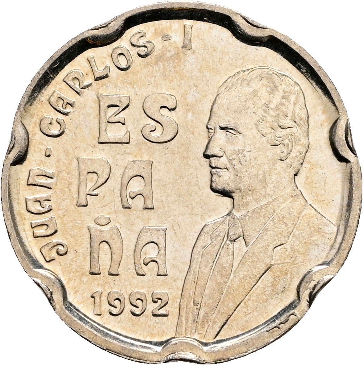 50 Pesetas Juan Carlos I. 1992 – Vorderseite