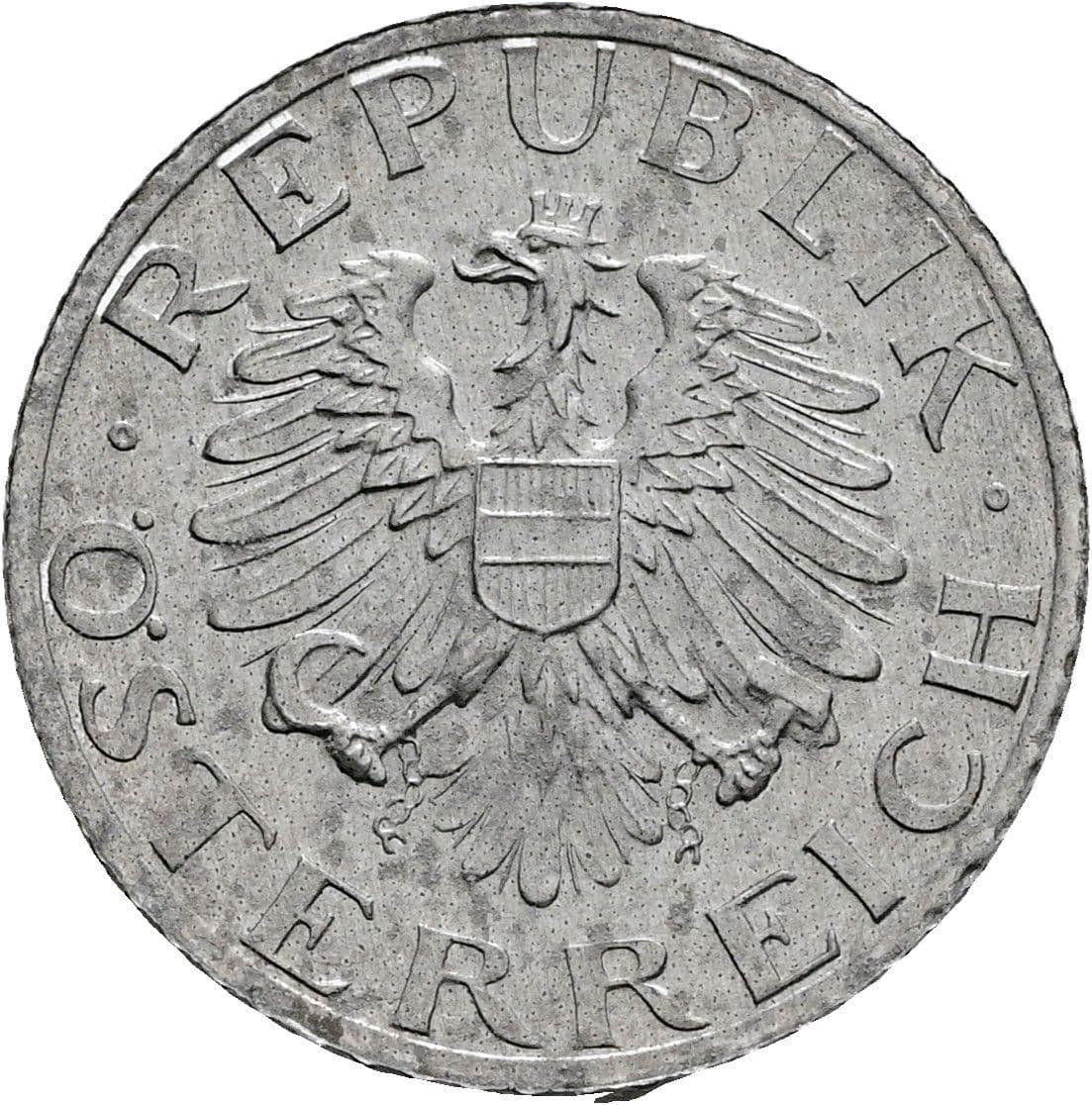 5 Groschen 1990 – Rückseite