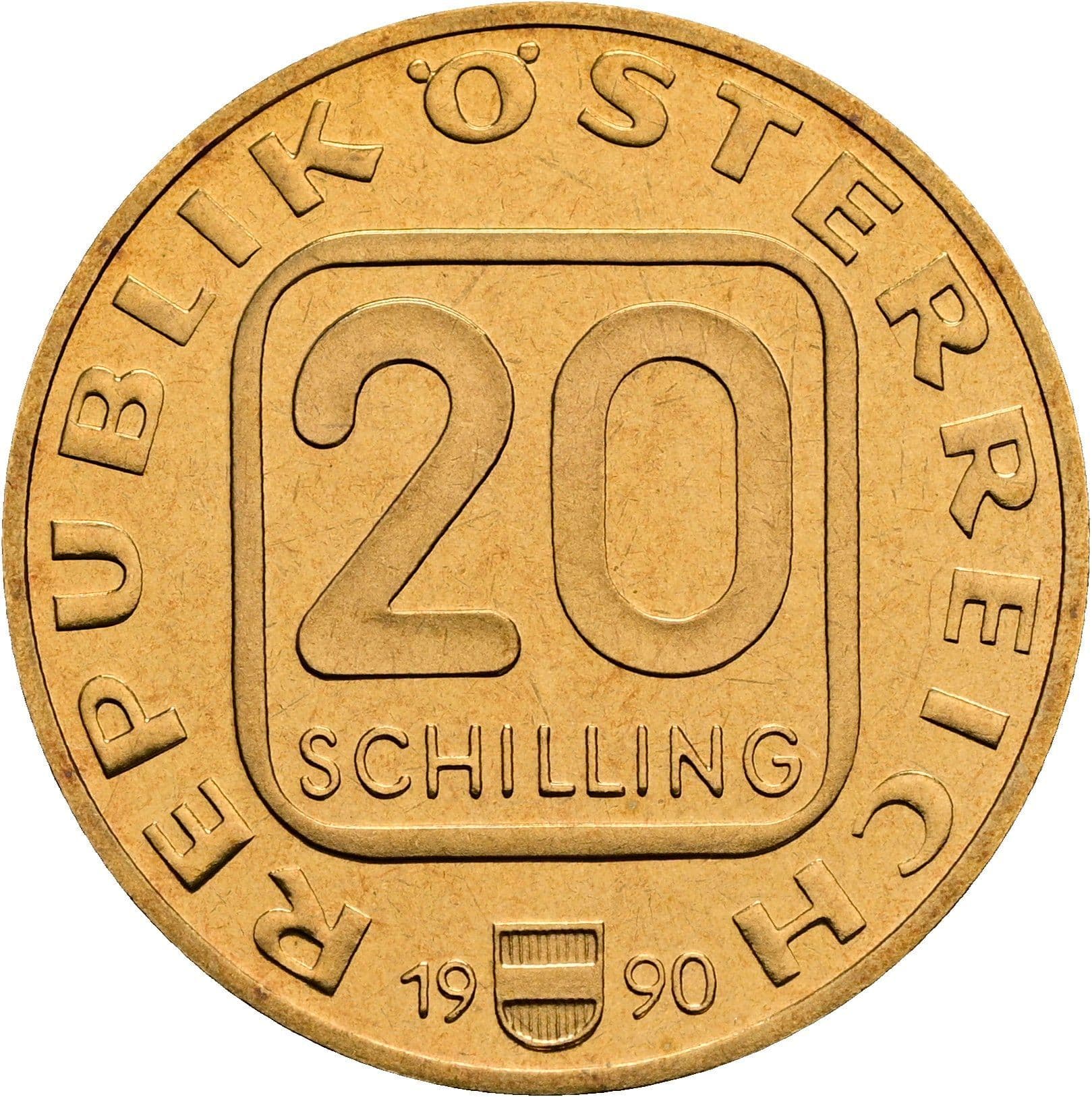 20 Schilling 1985 – Vorderseite