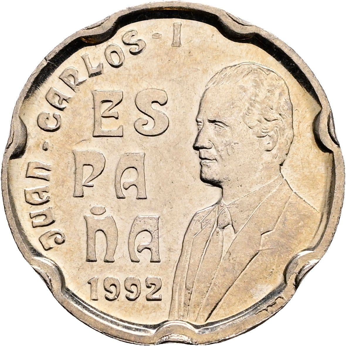 50 Pesetas Juan Carlos I. 1992 – Vorderseite
