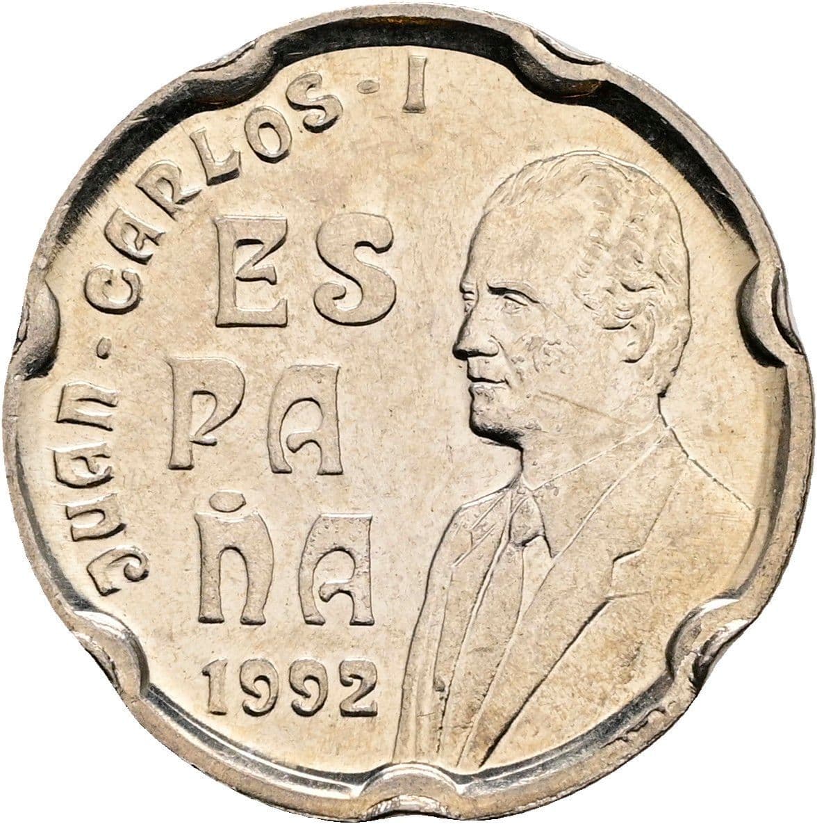 50 Pesetas Juan Carlos I. 1992 – Vorderseite
