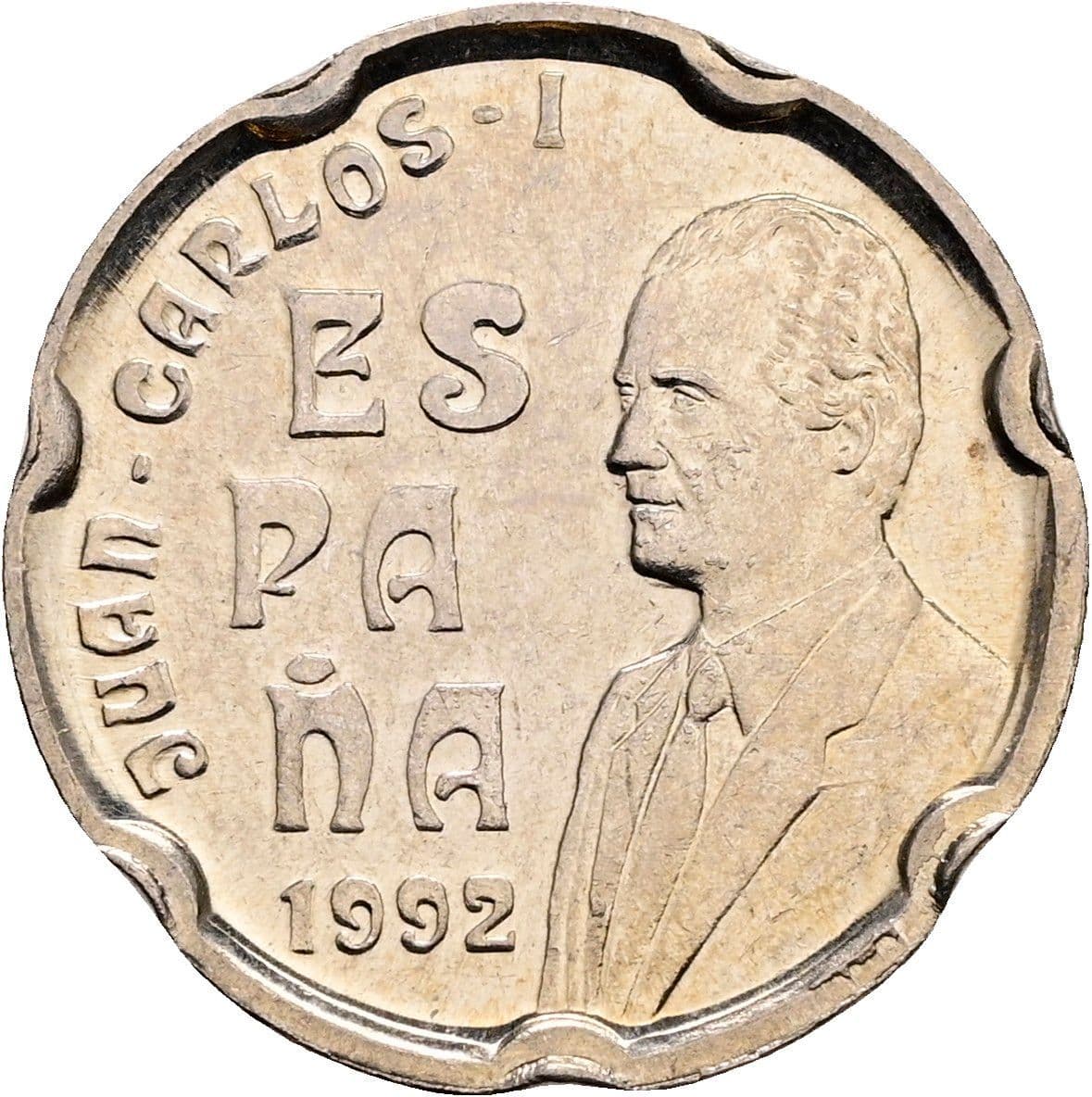 50 Pesetas Juan Carlos I. 1992 – Vorderseite