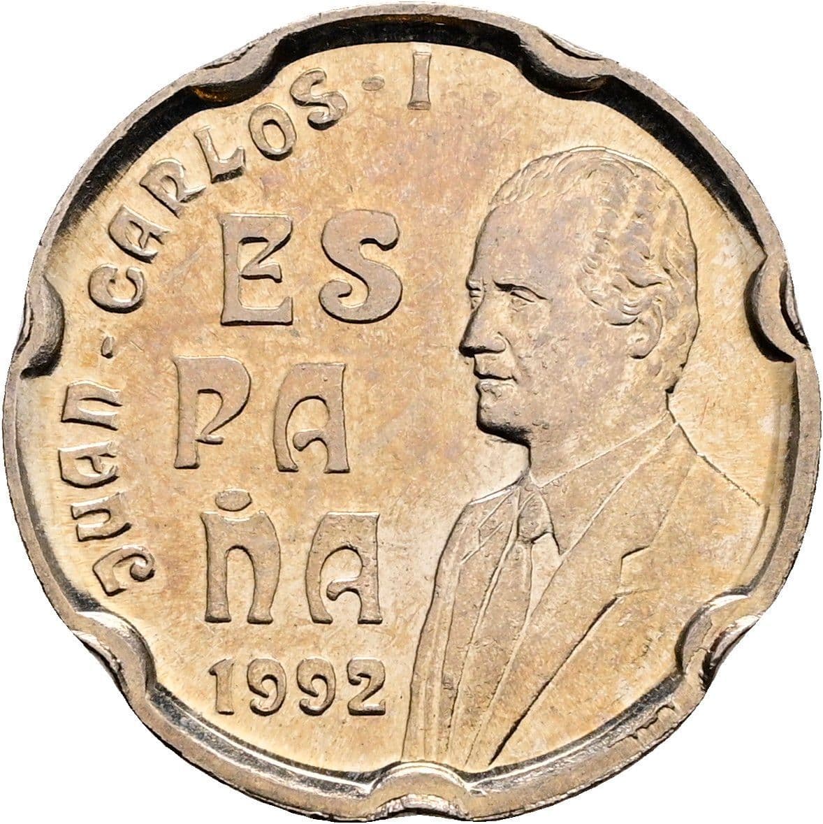 50 Pesetas Juan Carlos I. 1992 – Vorderseite