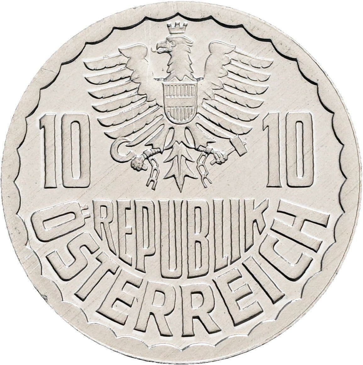 10 Groschen 1983 – Rückseite