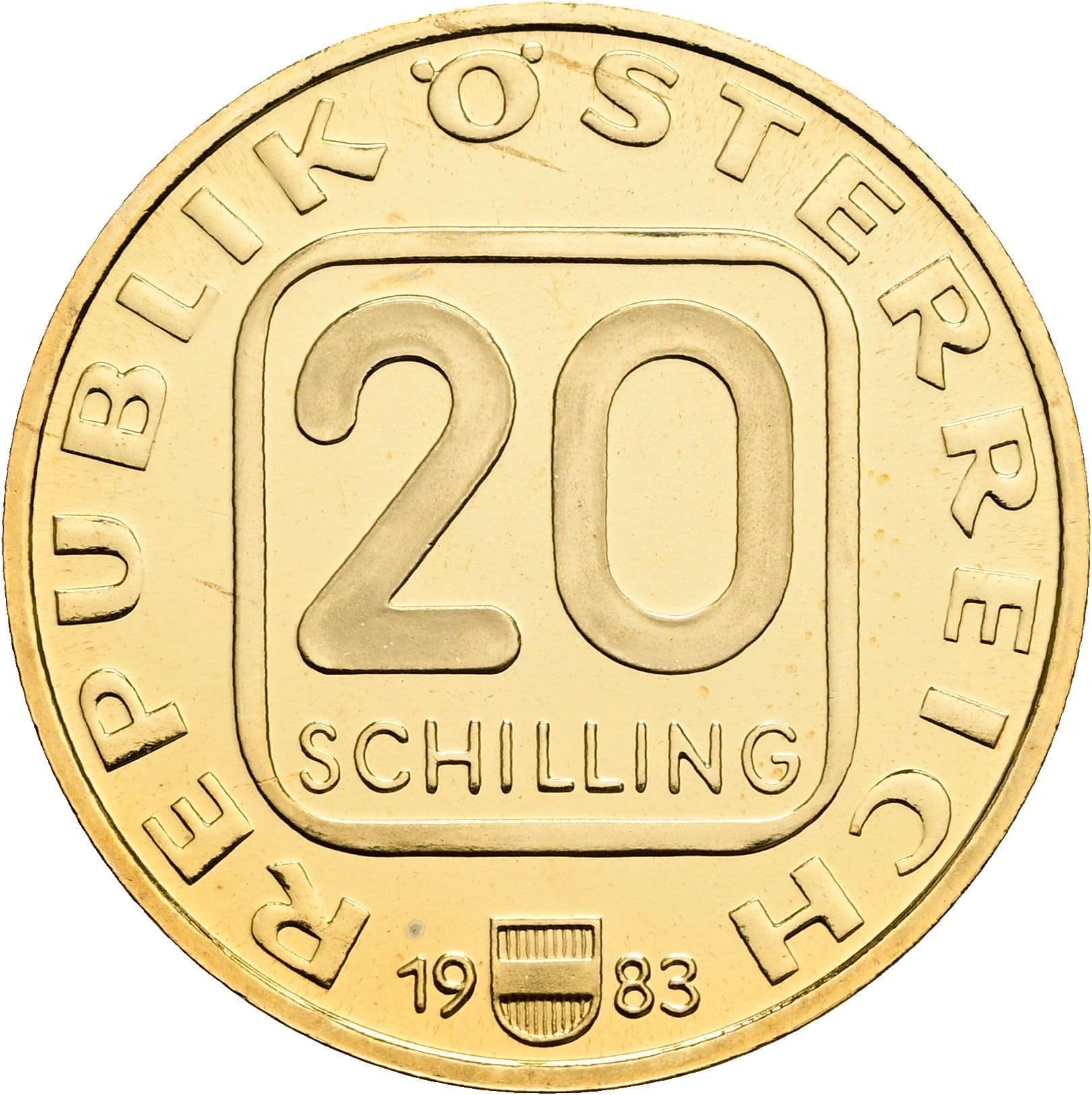 20 Schilling 1983 – Vorderseite