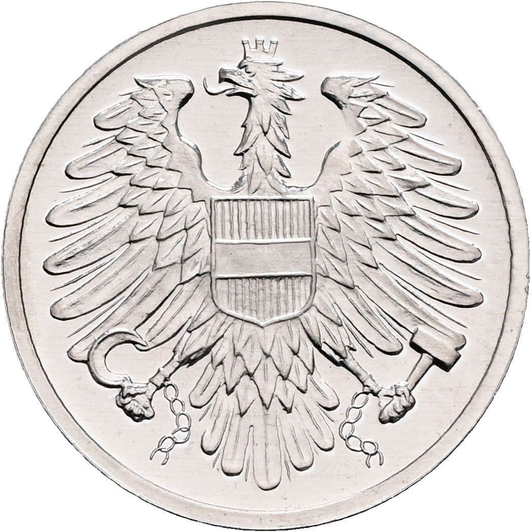 2 Groschen 1983 – Rückseite