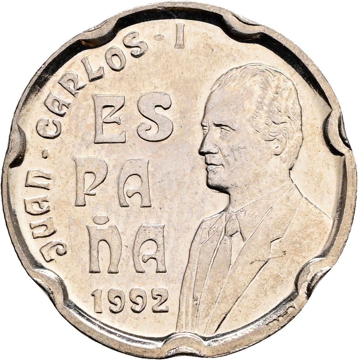 50 Pesetas Juan Carlos I. 1992 – Vorderseite