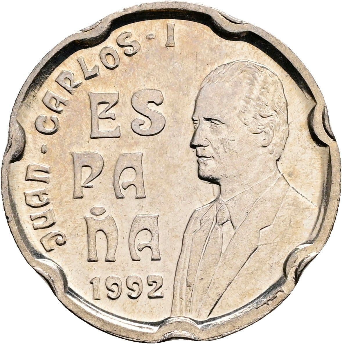 50 Pesetas Juan Carlos I. 1992 – Vorderseite