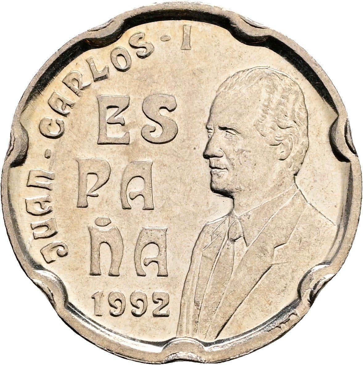 50 Pesetas Juan Carlos I. 1992 – Vorderseite