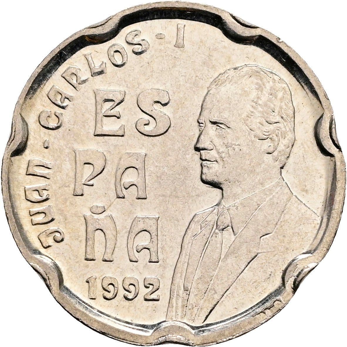 50 Pesetas Juan Carlos I. 1992 – Vorderseite