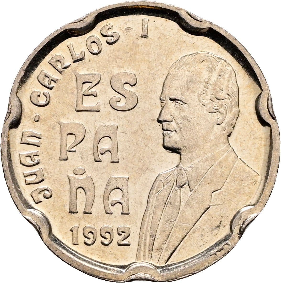 50 Pesetas Juan Carlos I. 1992 – Vorderseite