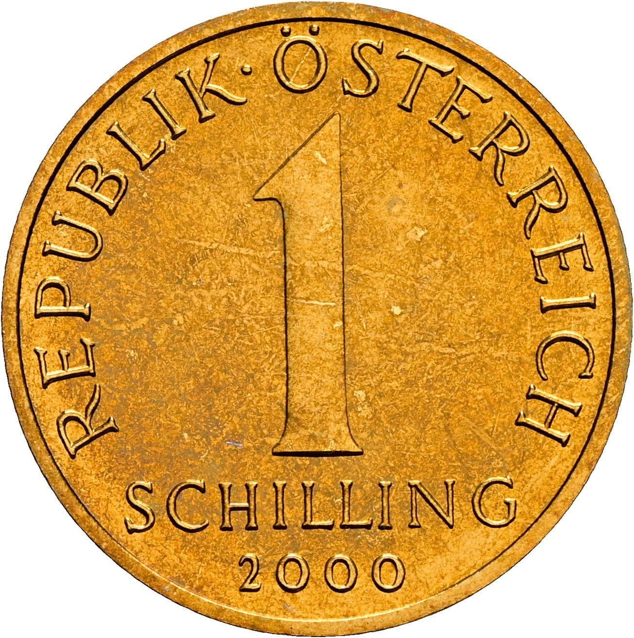 1 Schilling 2000 – Vorderseite
