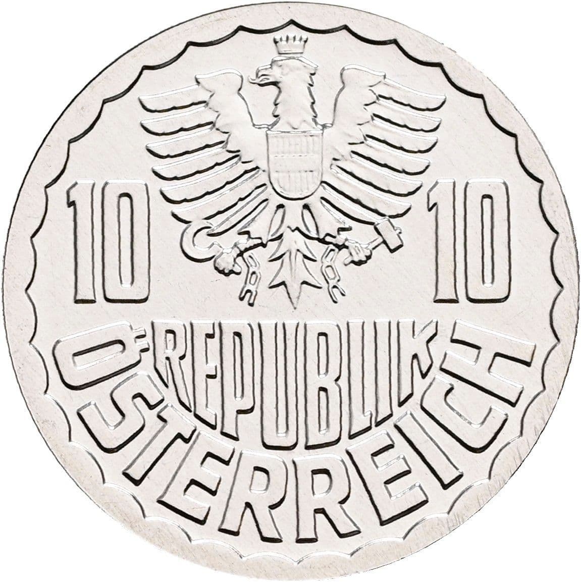 10 Groschen 2000 – Rückseite