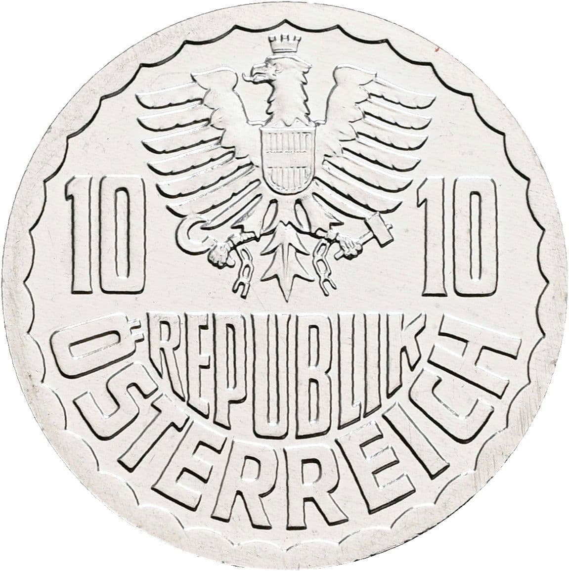 10 Groschen 2000 – Rückseite