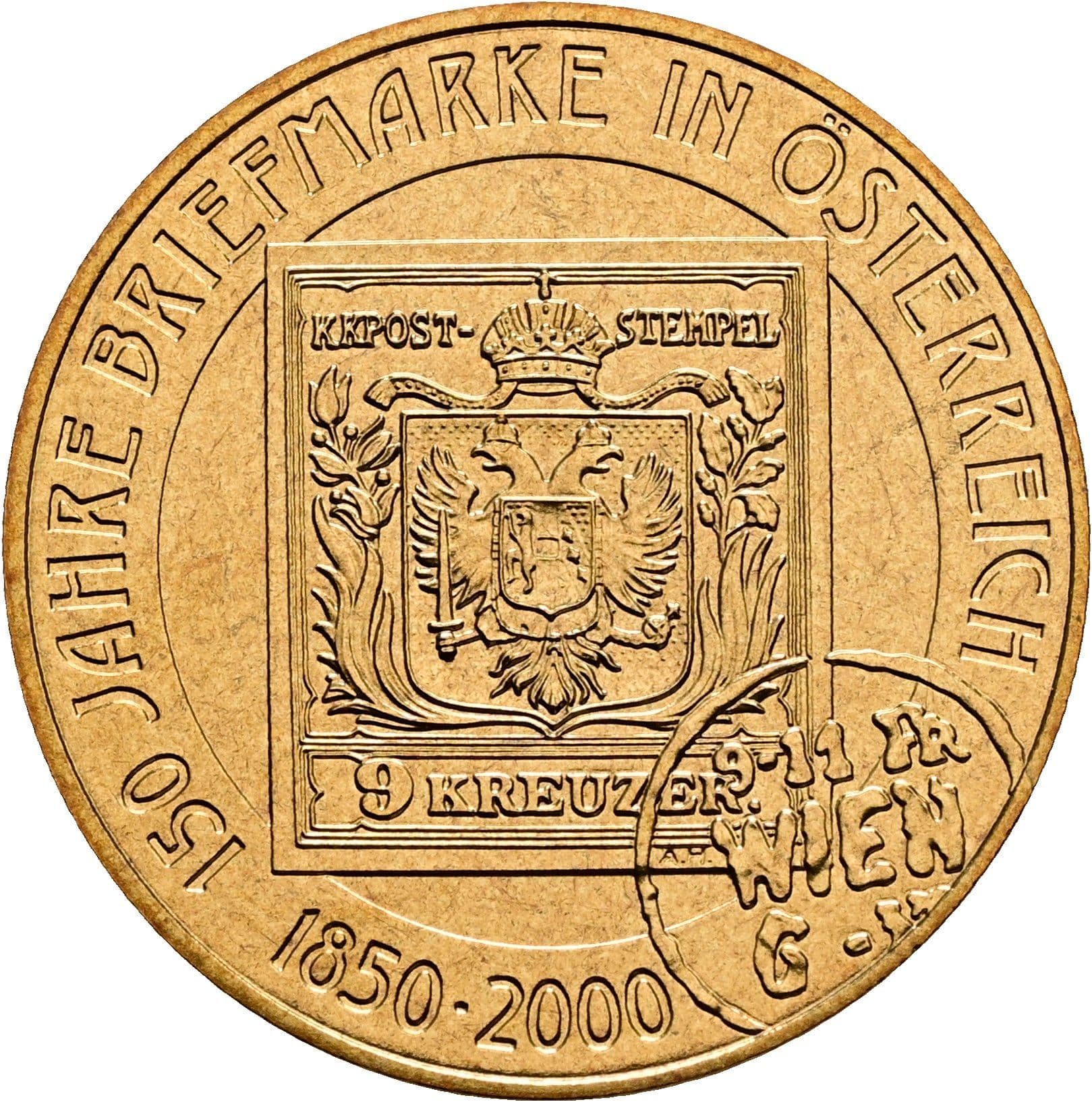 20 Schilling 2000 – Rückseite