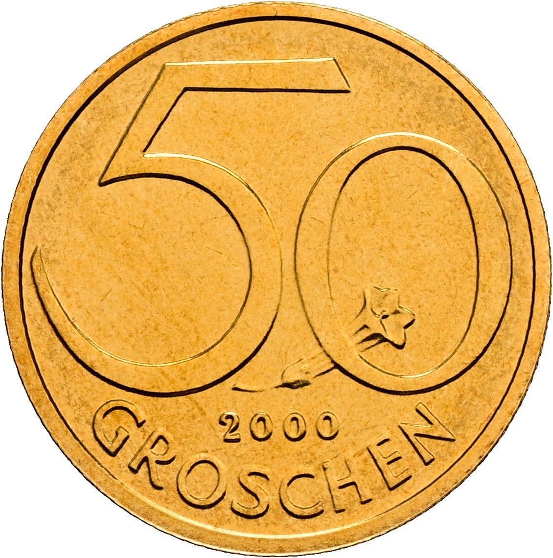 50 Groschen 2000 – Vorderseite