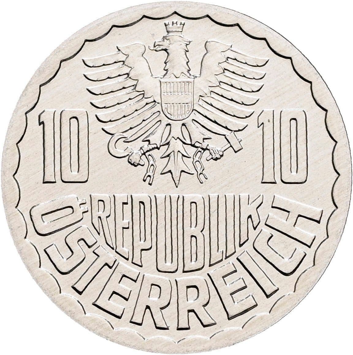 10 Groschen 1997 – Rückseite
