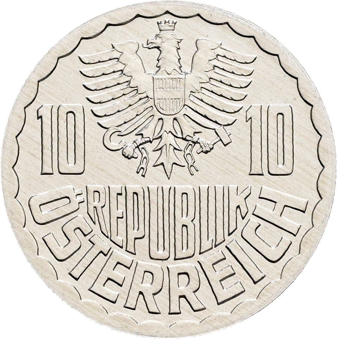 10 Groschen 1997 – Rückseite