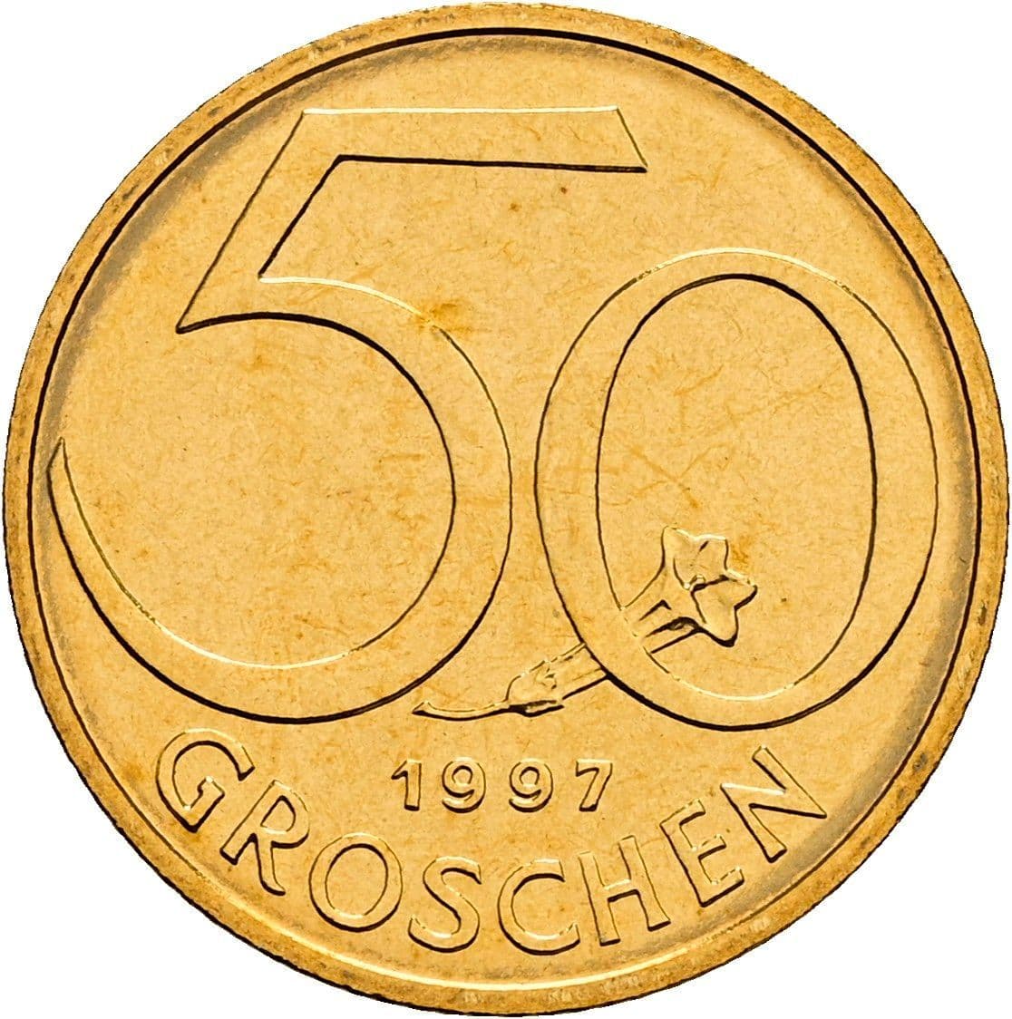 50 Groschen 1997 – Vorderseite