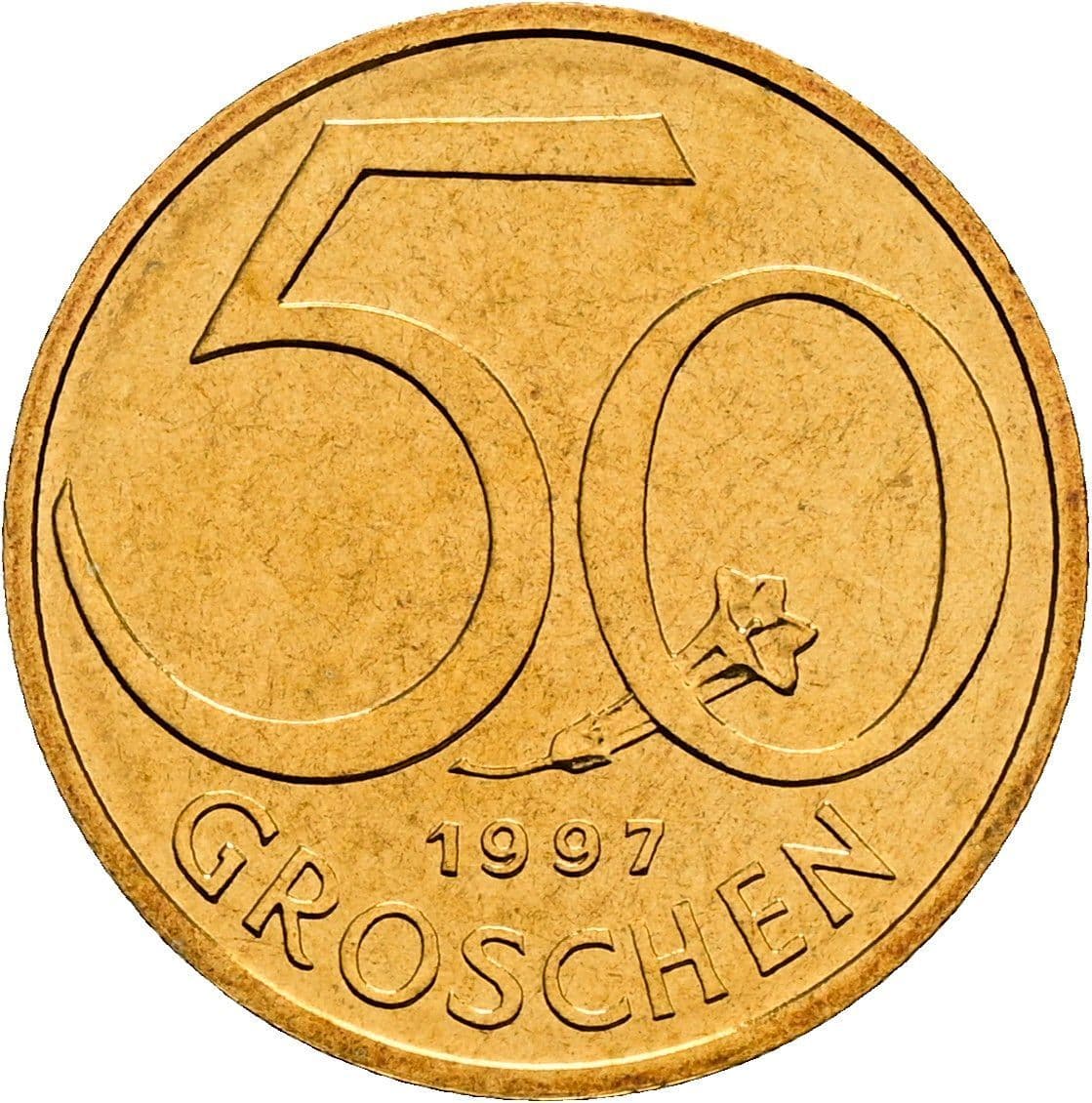 50 Groschen 1997 – Vorderseite