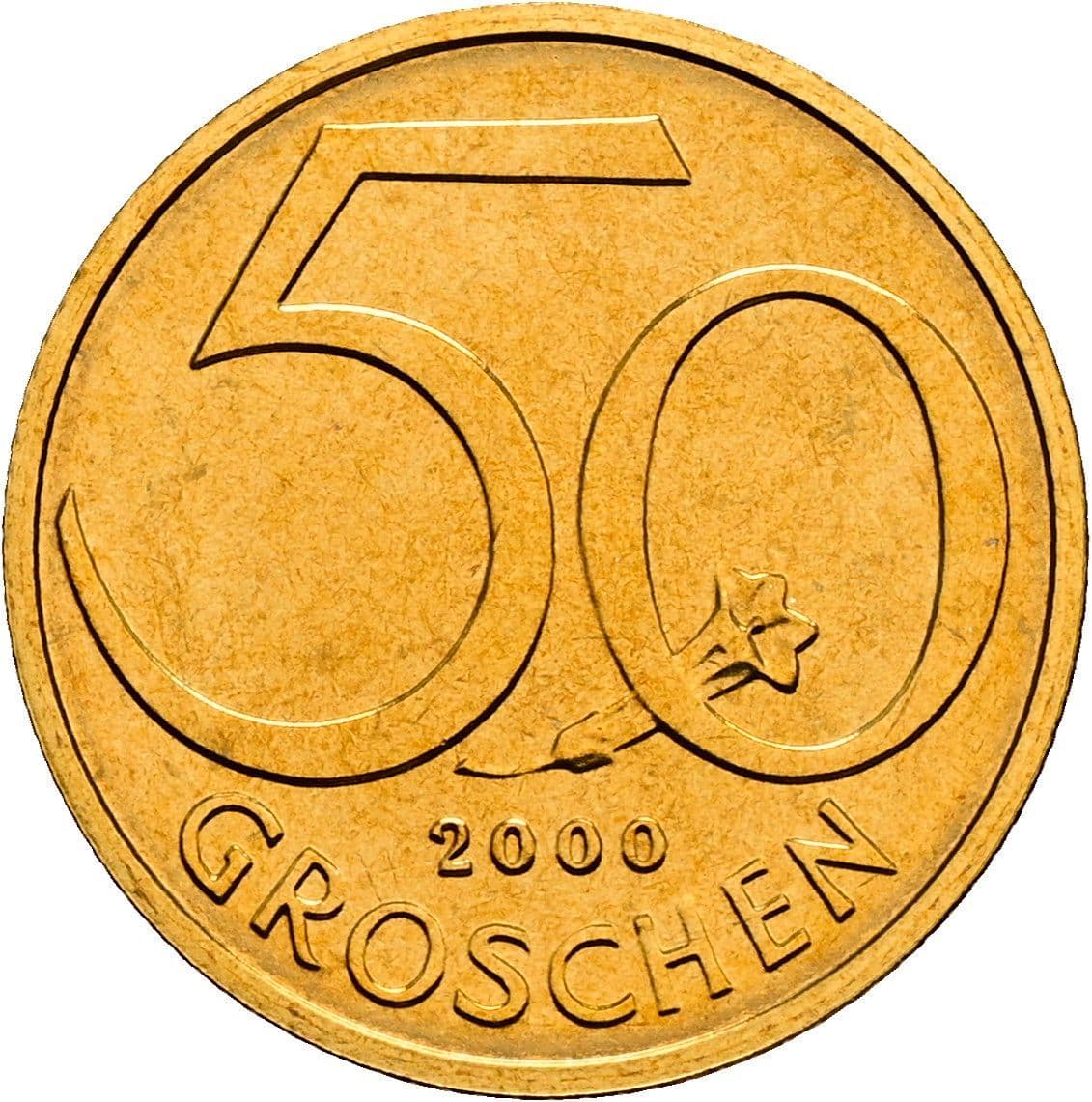 50 Groschen 2000 – Vorderseite