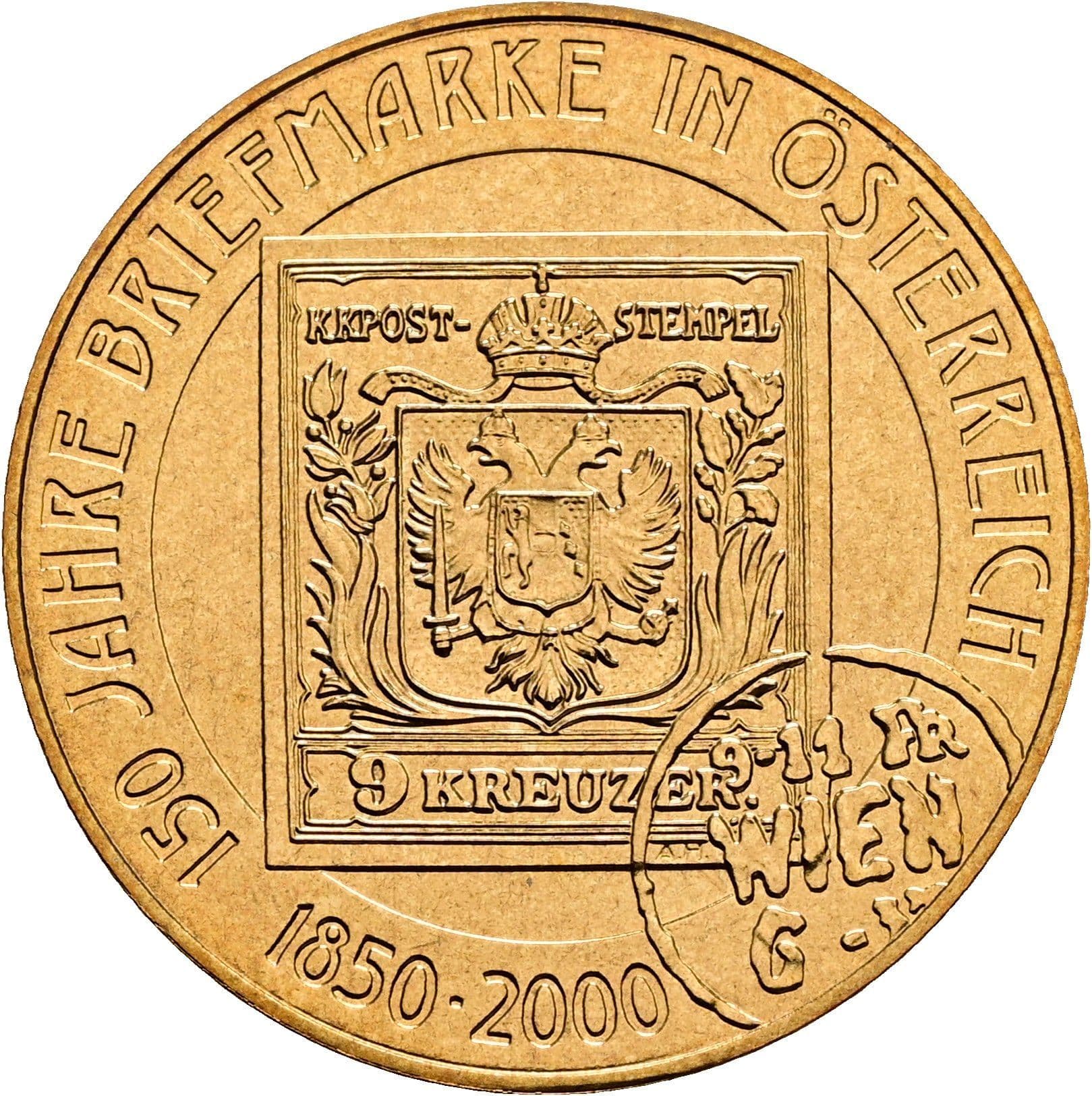 20 Schilling 2000 – Rückseite