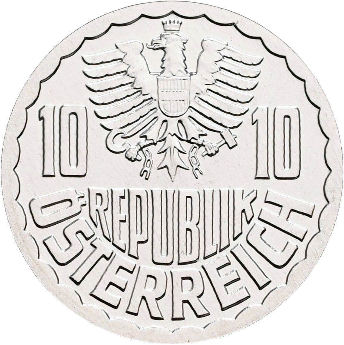 10 Groschen 2000 – Rückseite