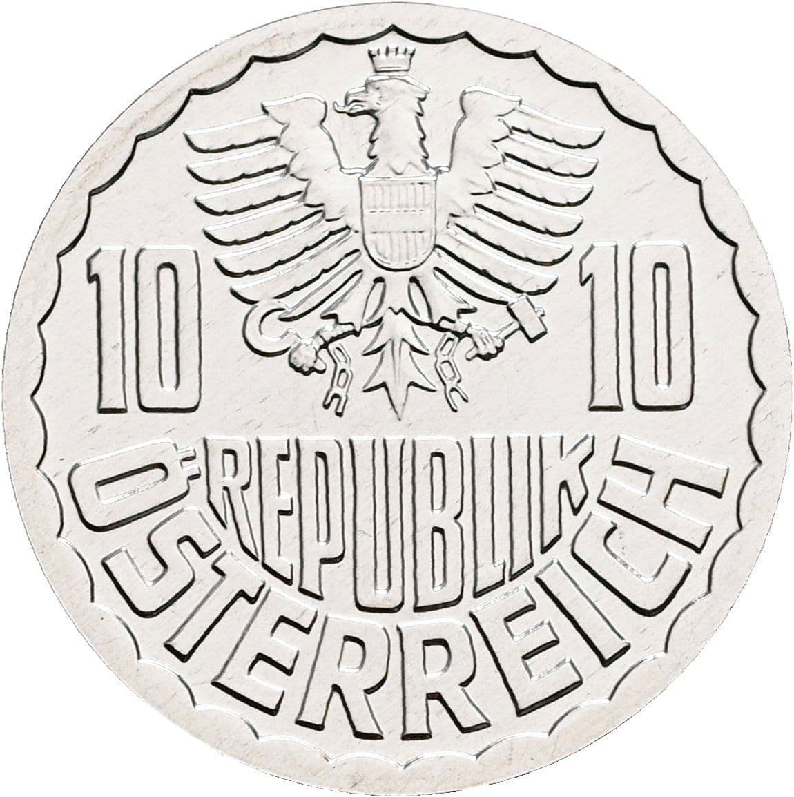 10 Groschen 2000 – Rückseite