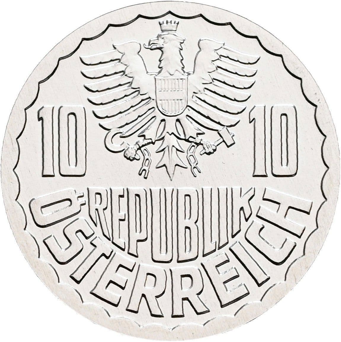 10 Groschen 2000 – Rückseite