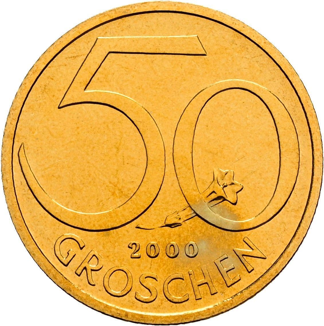 50 Groschen 2000 – Vorderseite