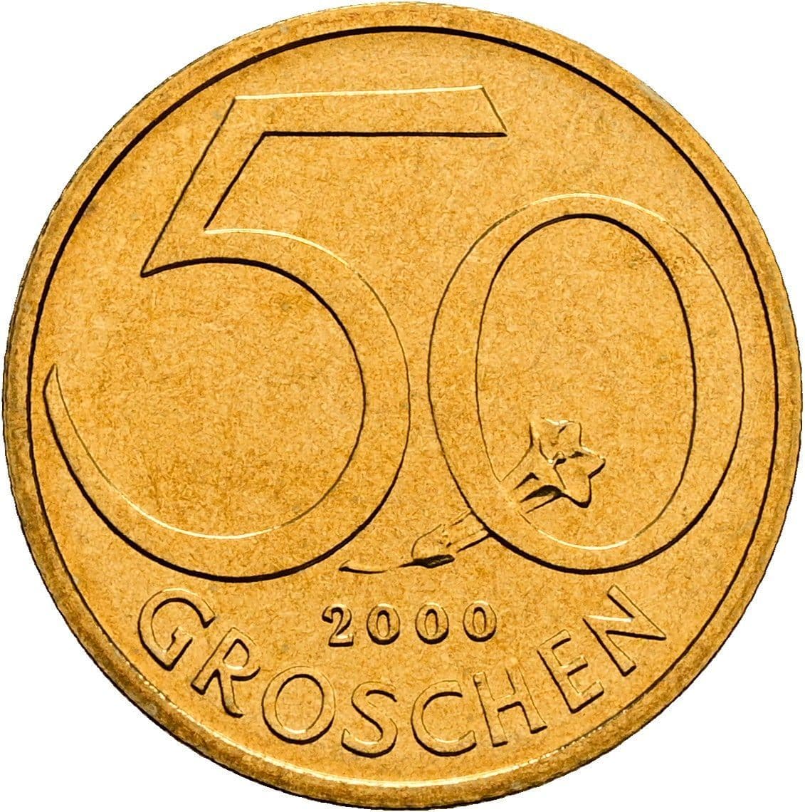 50 Groschen 2000 – Vorderseite