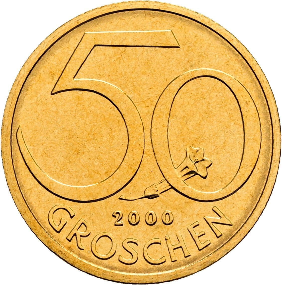 50 Groschen 2000 – Vorderseite