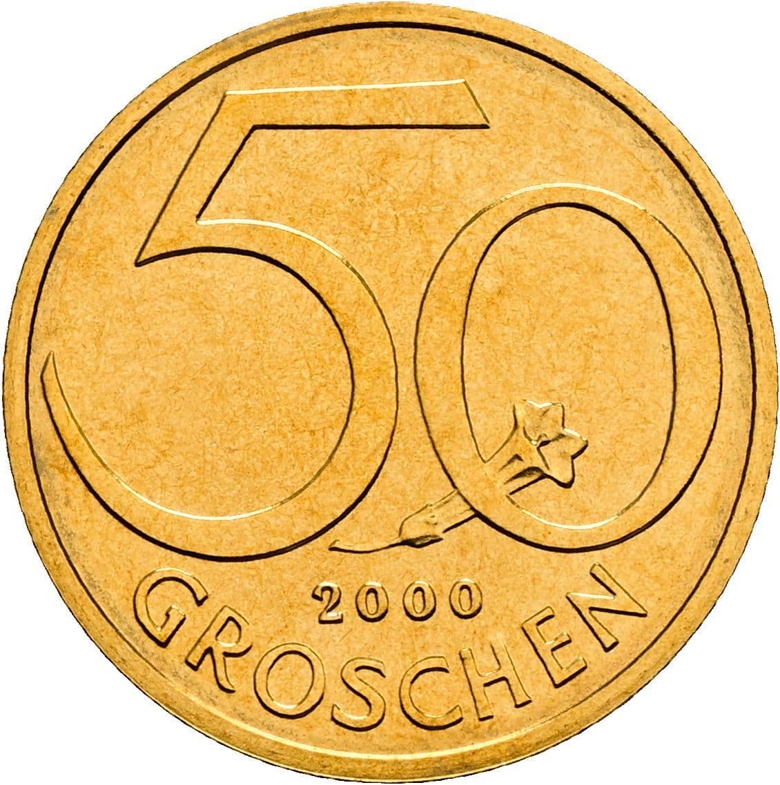 50 Groschen 2000 – Vorderseite