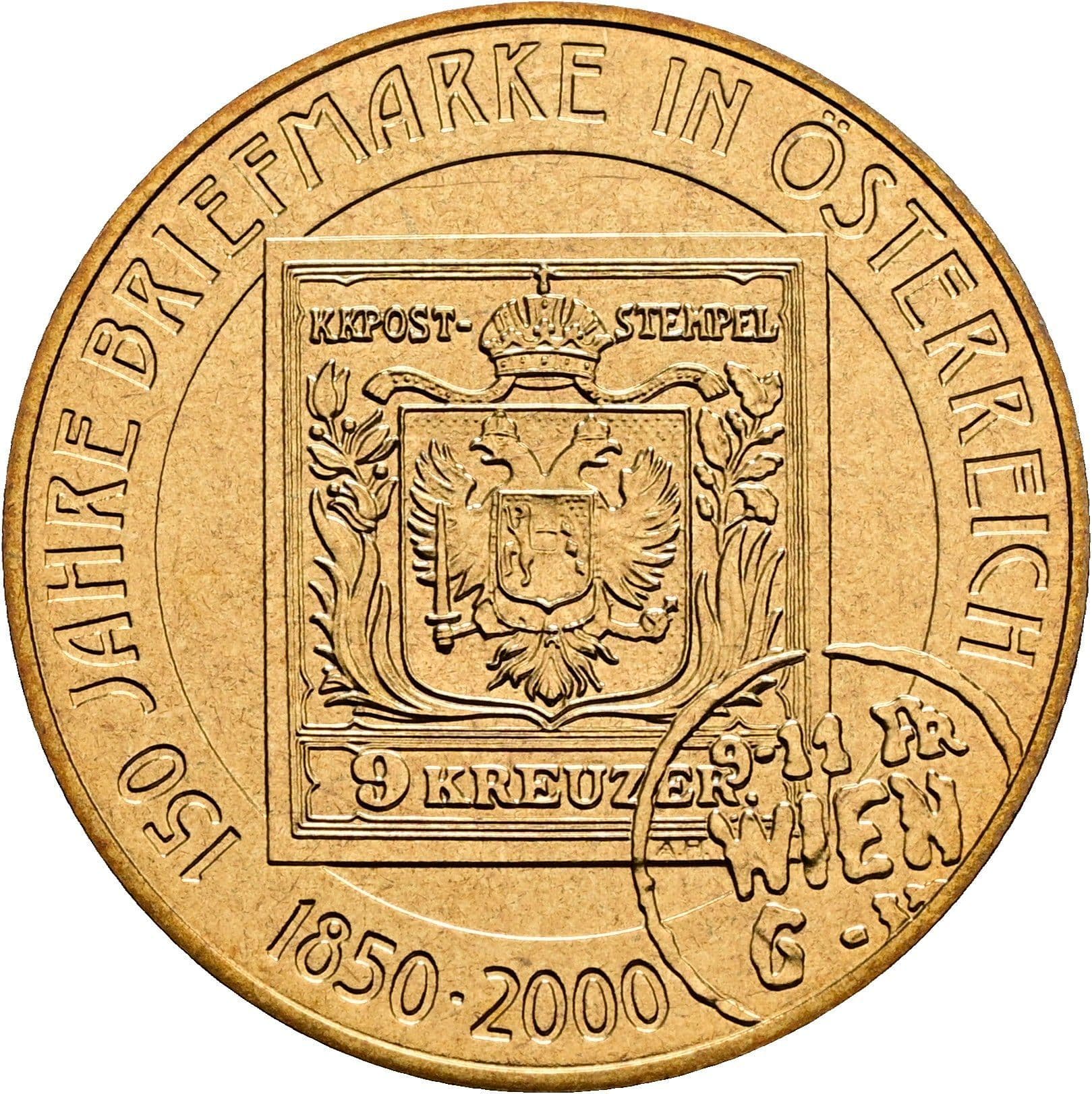 20 Schilling 2000 – Rückseite