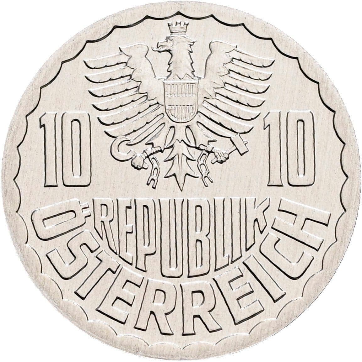 10 Groschen 1997 – Rückseite