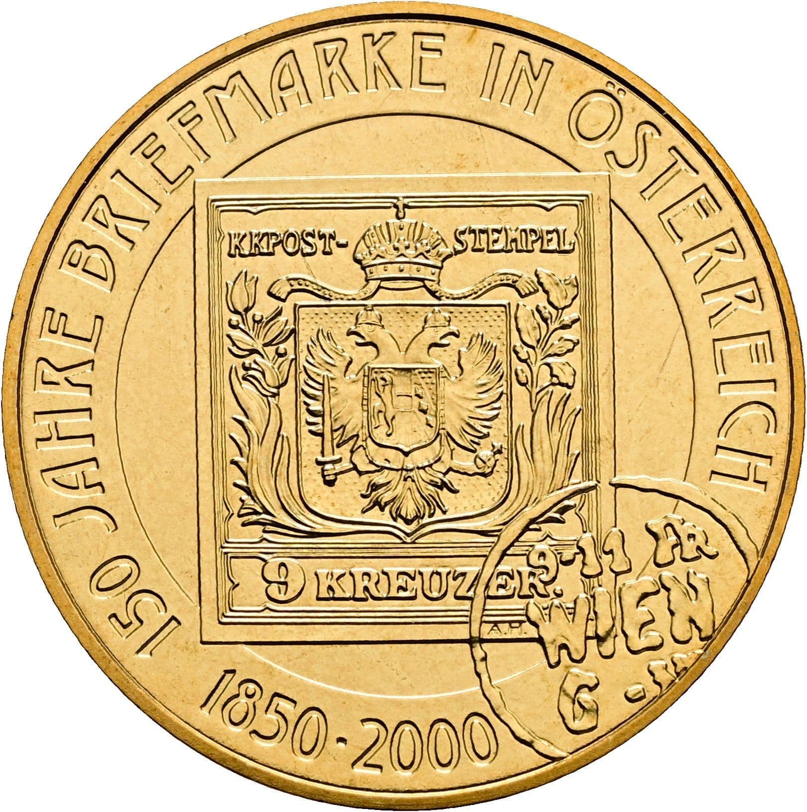 20 Schilling 2000 – Rückseite