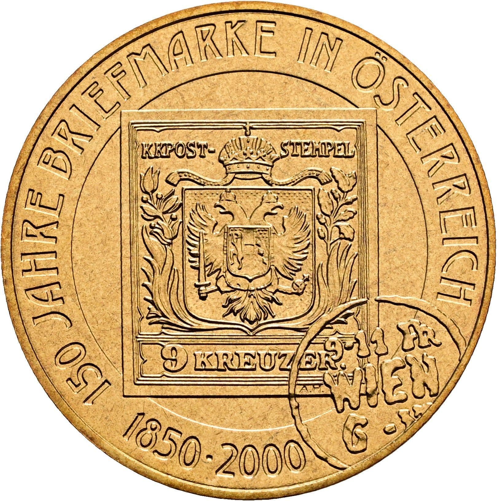 20 Schilling 2000 – Rückseite