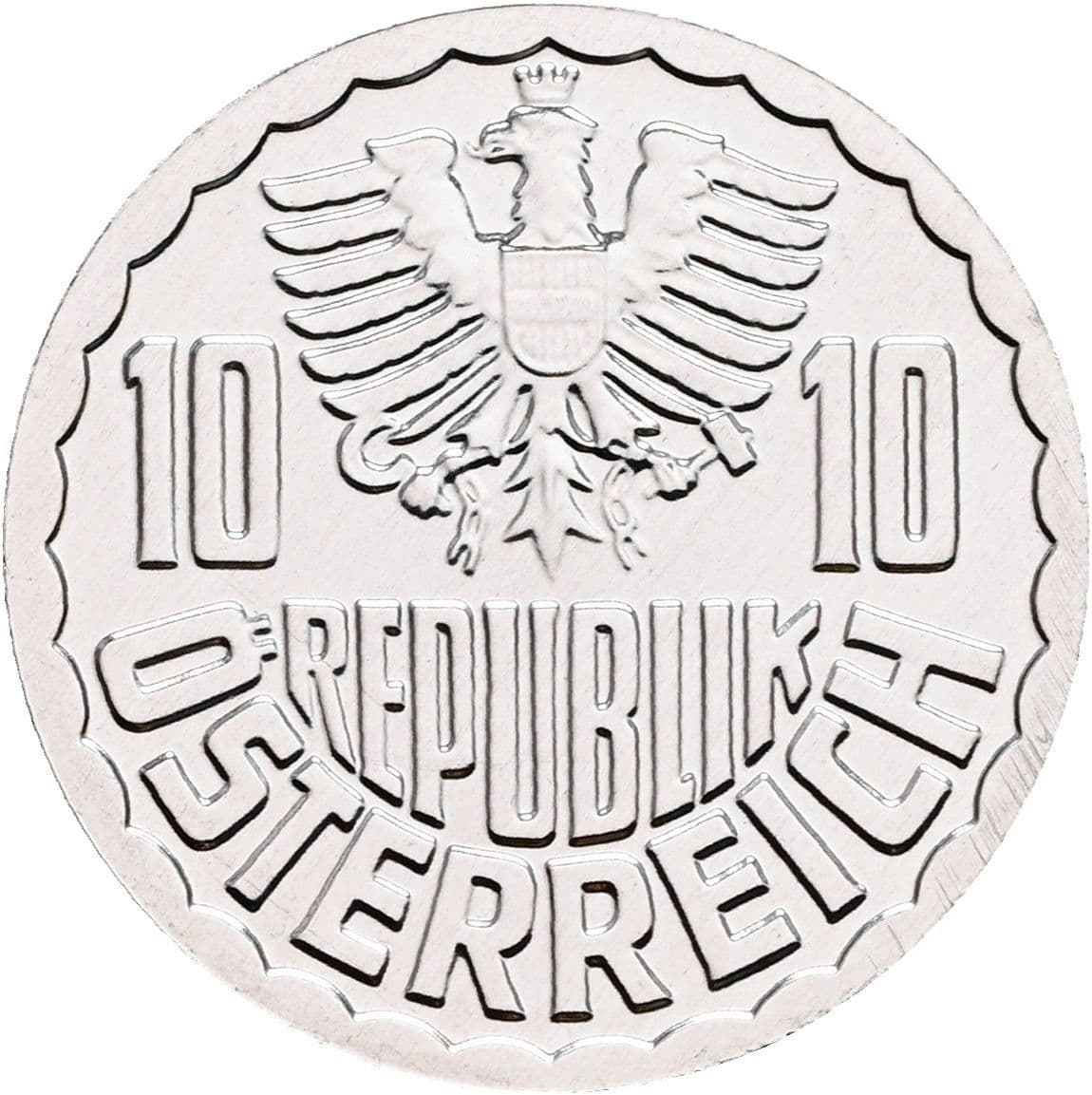 10 Groschen 2000 – Rückseite