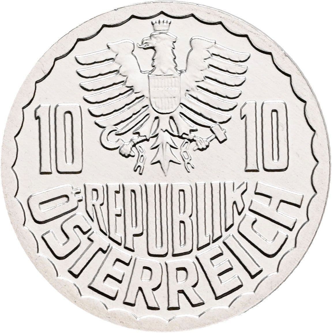 10 Groschen 2000 – Rückseite