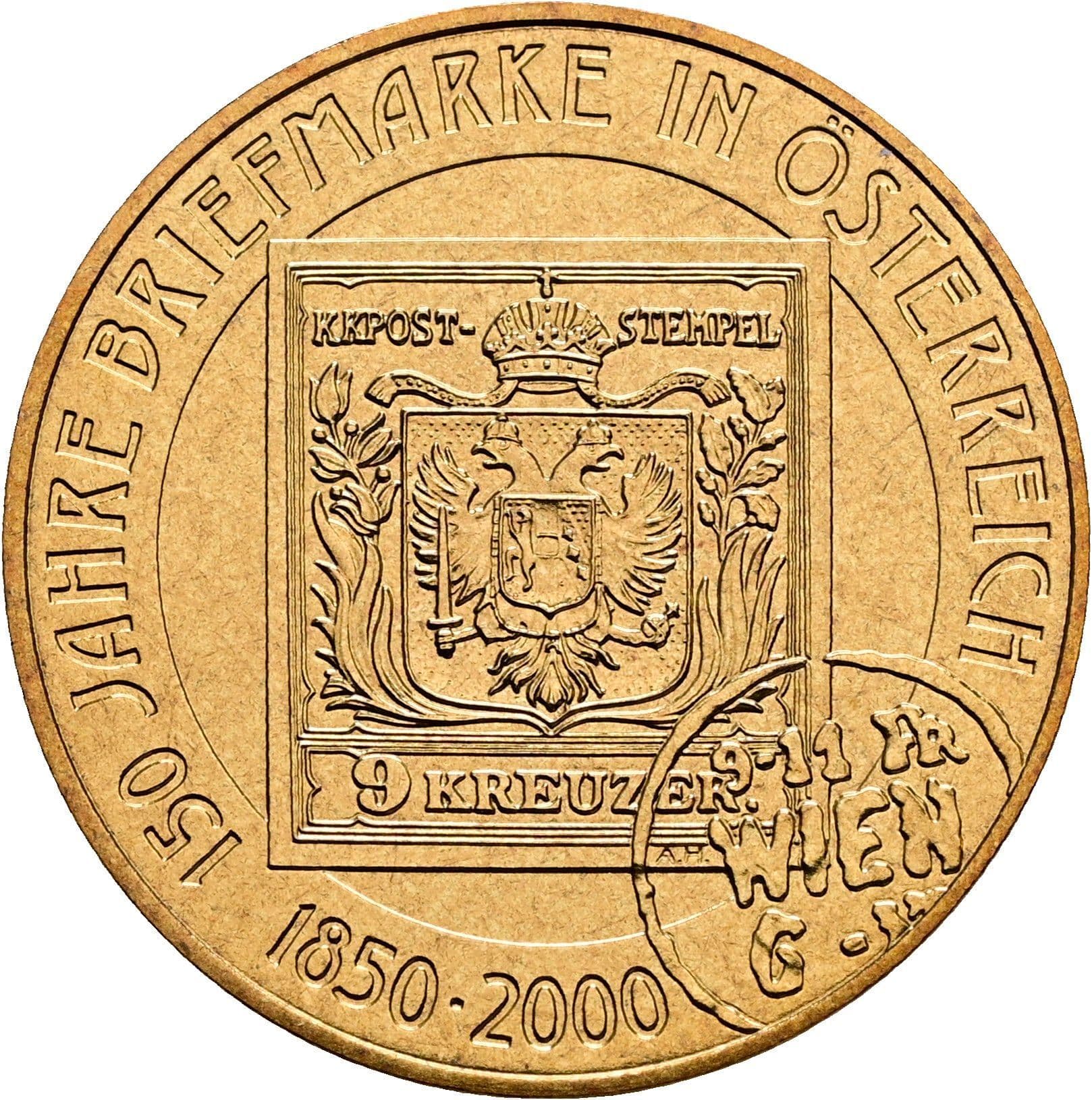 20 Schilling 2000 – Rückseite