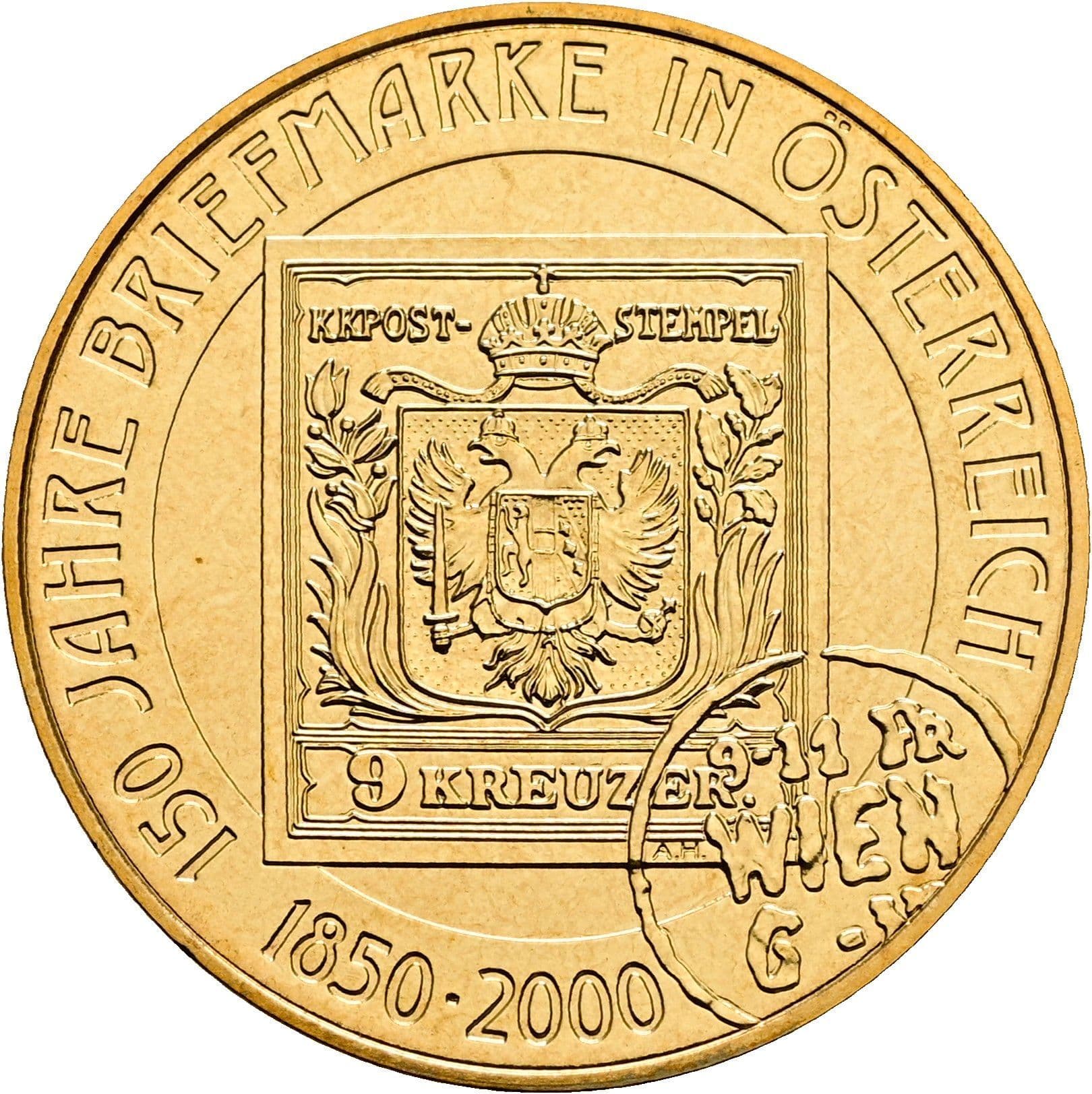 20 Schilling 2000 – Rückseite