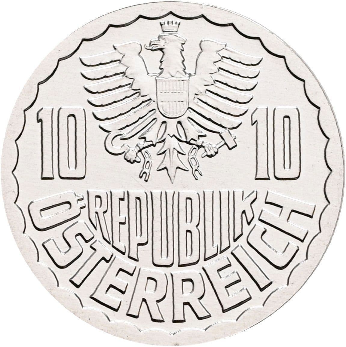 10 Groschen 2000 – Rückseite