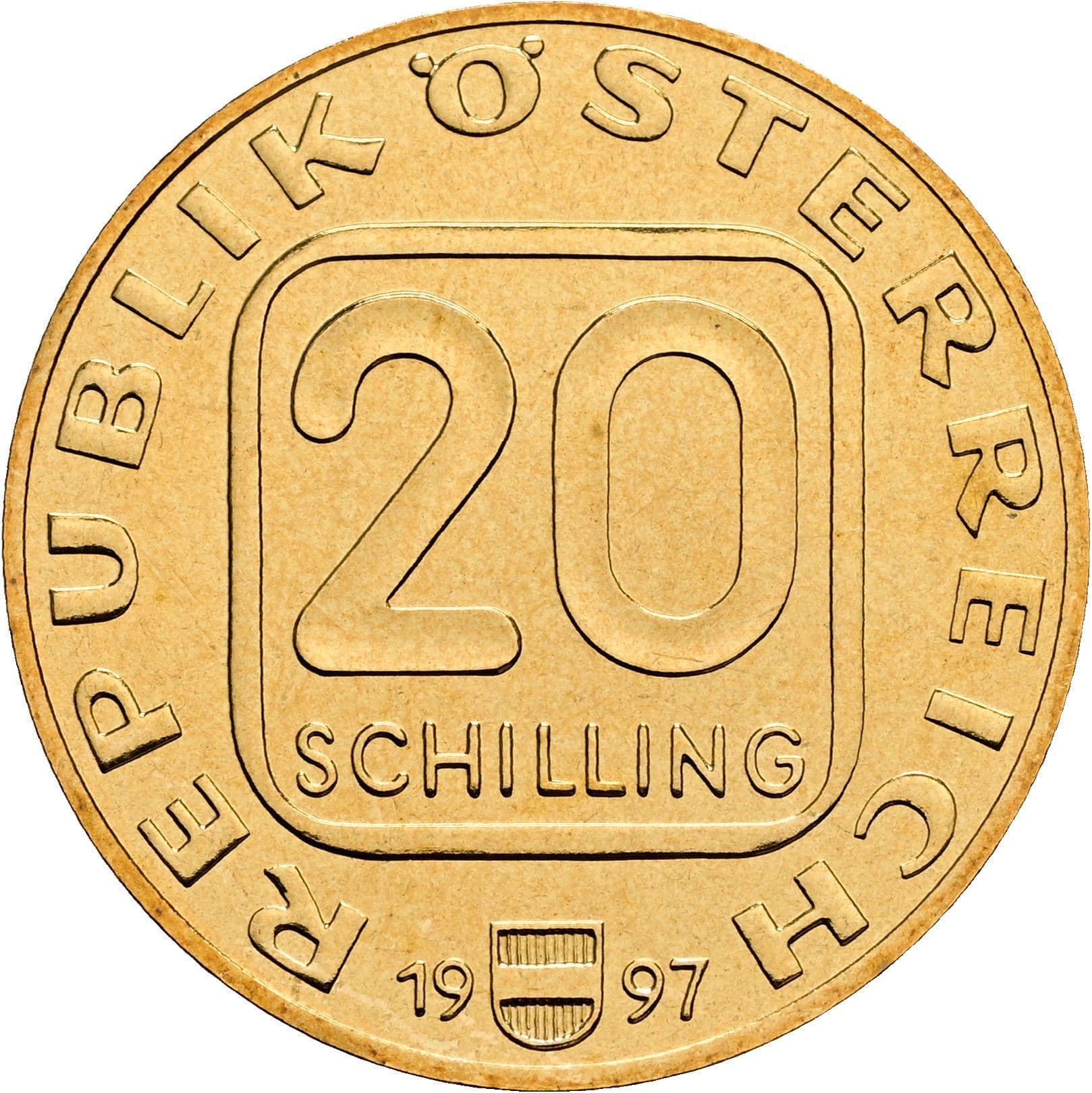 20 Schilling 1997 – Vorderseite