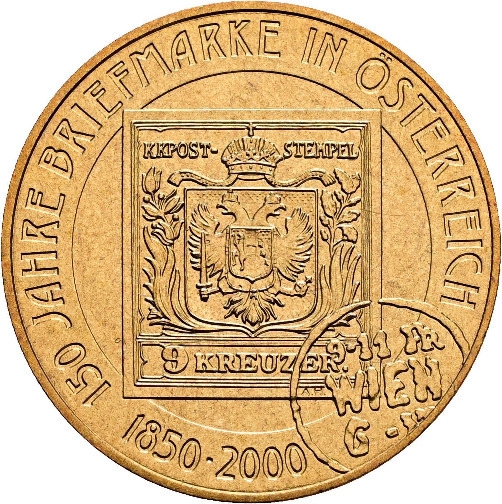 20 Schilling 2000 – Rückseite
