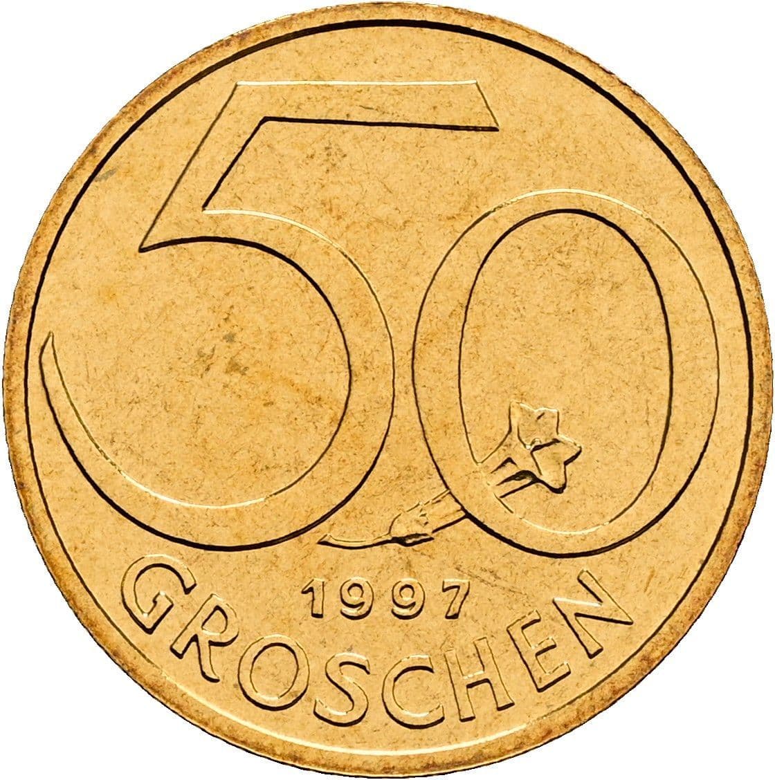 50 Groschen 1997 – Vorderseite