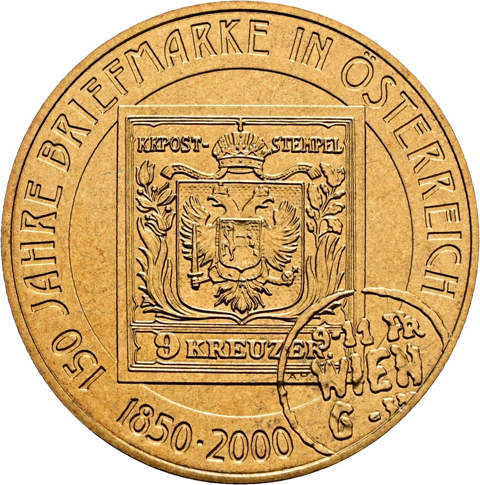 20 Schilling 2000 – Rückseite